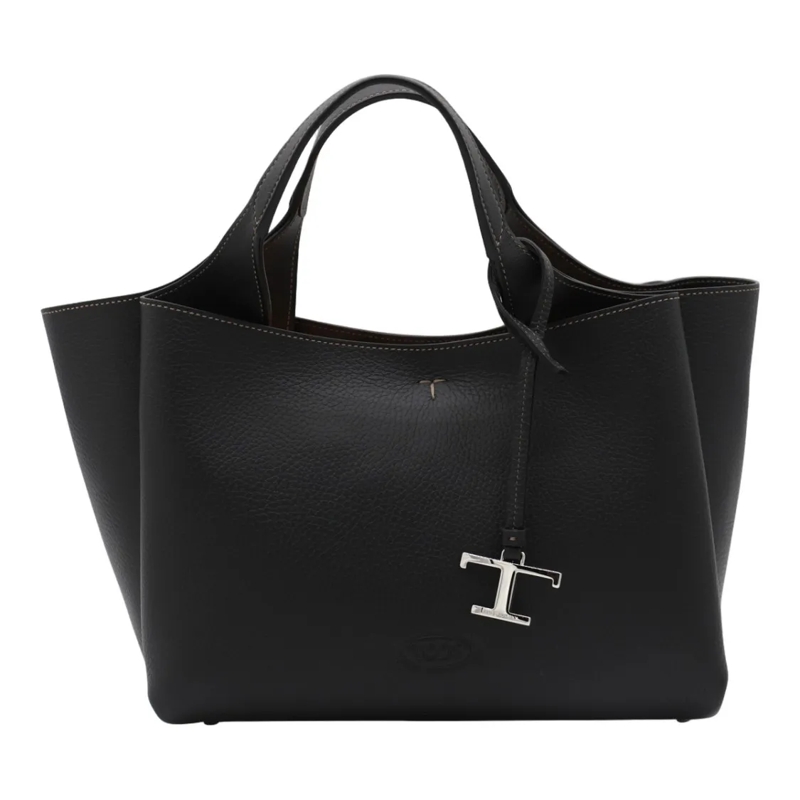 Tod's Sac à bandoulière Structured Black Tote Bag Black