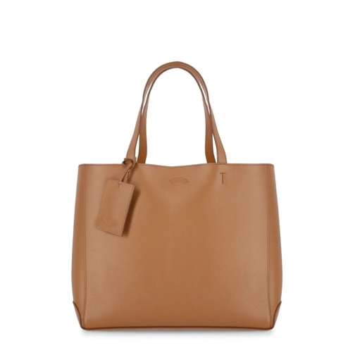 Tod's Brown Shopping Bag Brown Tote