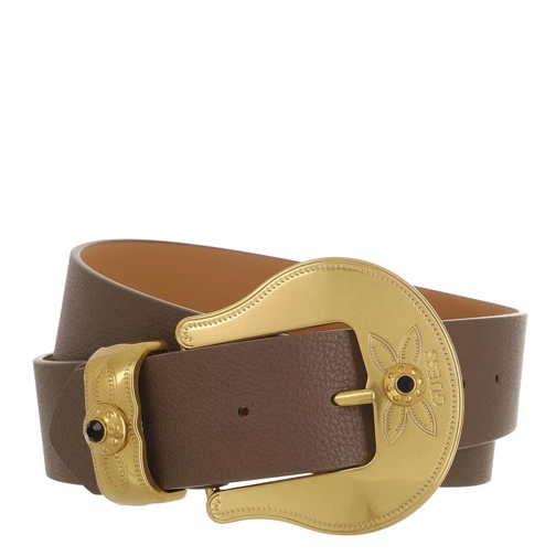 Guess Adjustable Belt Taupe Leather Belt