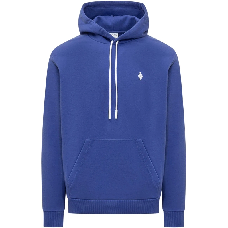 Marcelo Burlon  Felpa con Cappuccio blau