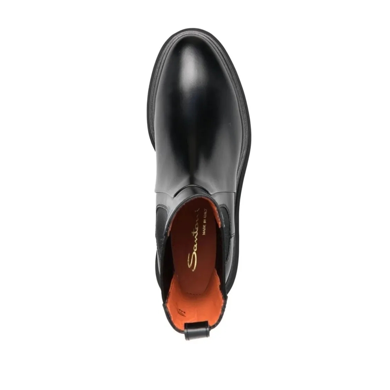 Santoni Bottes Forester Booties Black