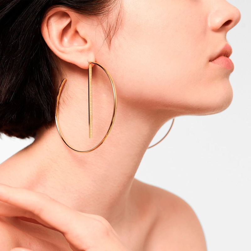 Liebeskind Berlin Ohrstecker Edelstahl The Basic Big gold(Image 5)