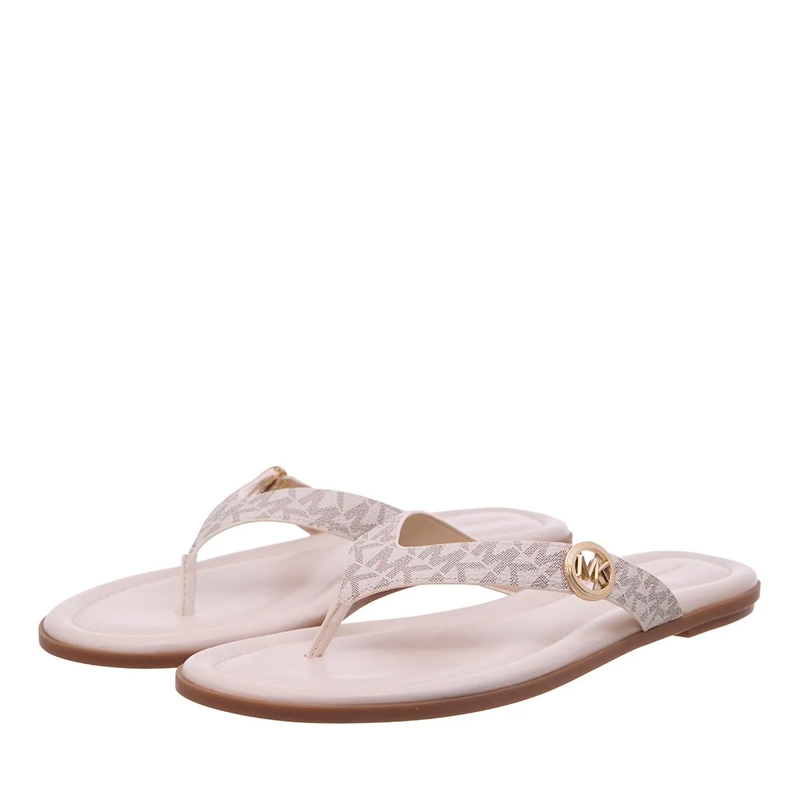 MICHAEL Michael Kors Flip Flops Erin Thong Sandal Vanilla(Image 2)