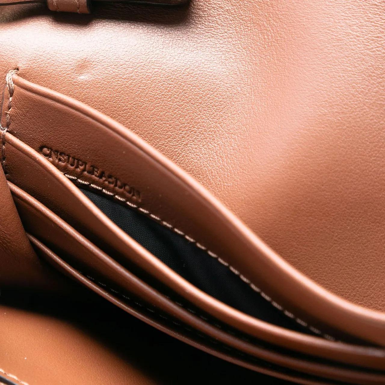 Thumbnail - Burberry Hobo Bags - House Check Canvas and Leather Hannah Wallet on St - Gr. unisize - in Braun - für Damen