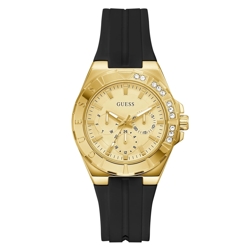 Guess Quarzuhr Quarz-Analoguhr Calypso weiss