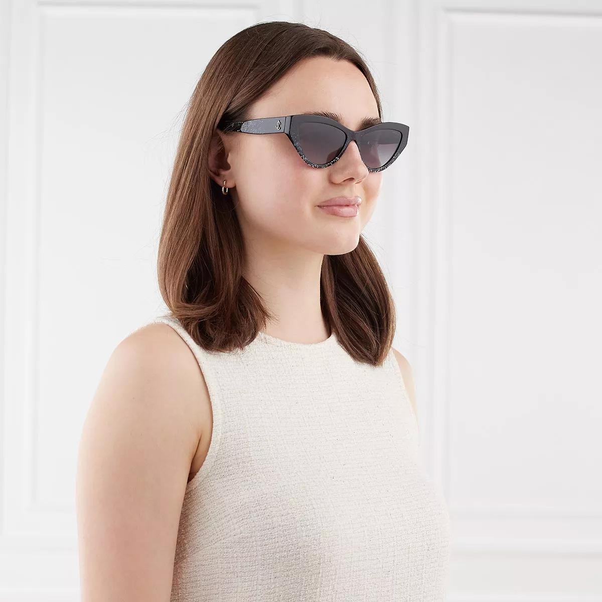 Jimmy Choo 0JC5004 55 504587 Black Gradient Glitter | Sunglasses