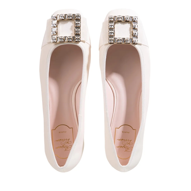 Roger Vivier Ballerines Très Vivier Creme(Image 6)