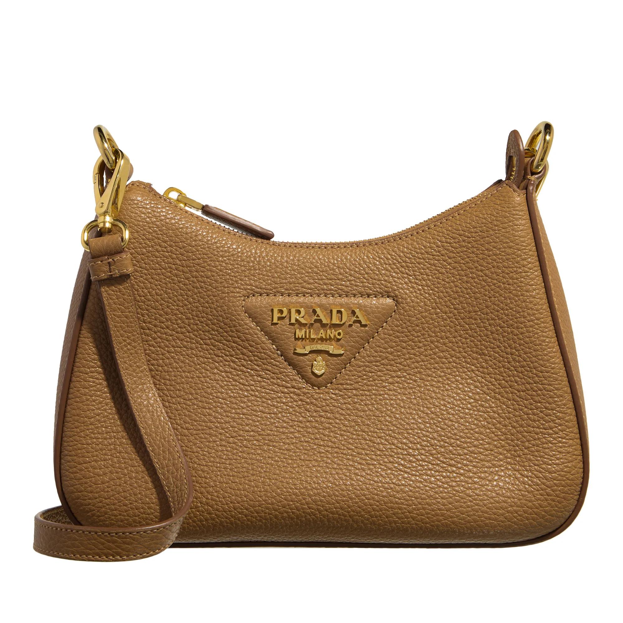 Prada Crossbody Bags - Bandoliera Diano Soft - Gr. unisize - in Braun - für Damen