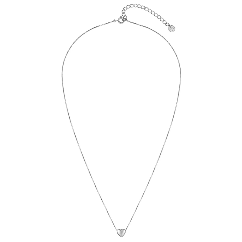 Glanzstücke München Mittellange Halskette Sterling Silber Halskette Herz silber(Image 2)