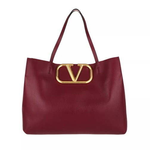Valentino Garavani Supervee Shopping Bag Cerise Boodschappentas