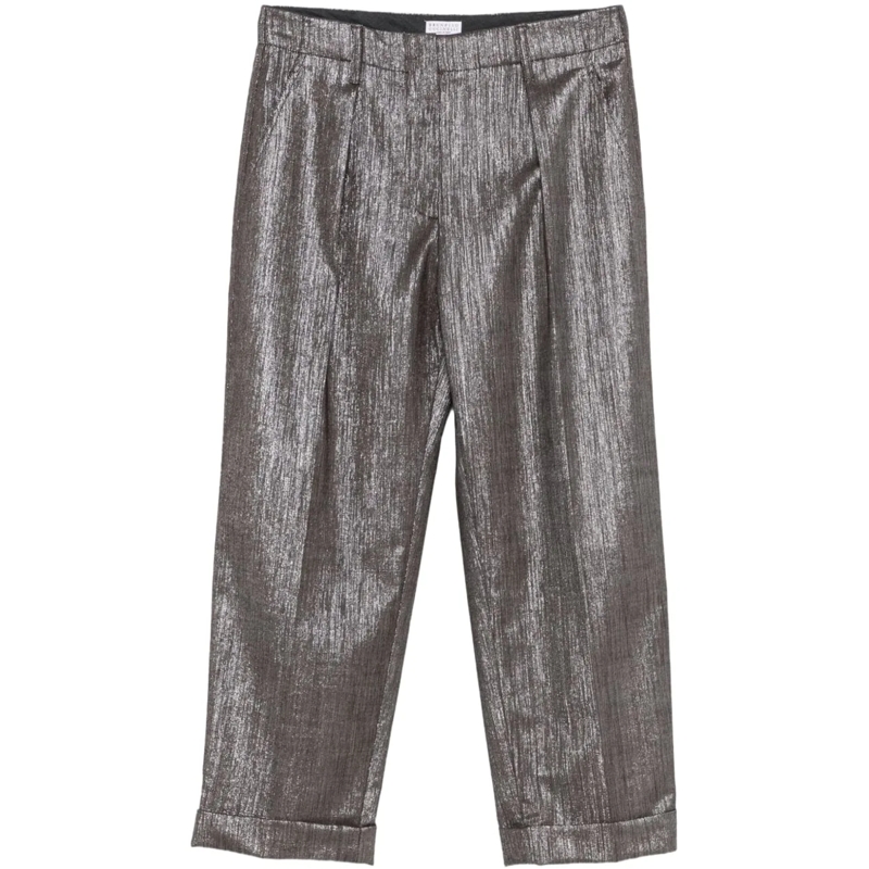 Brunello Cucinelli  Trousers Silver silber