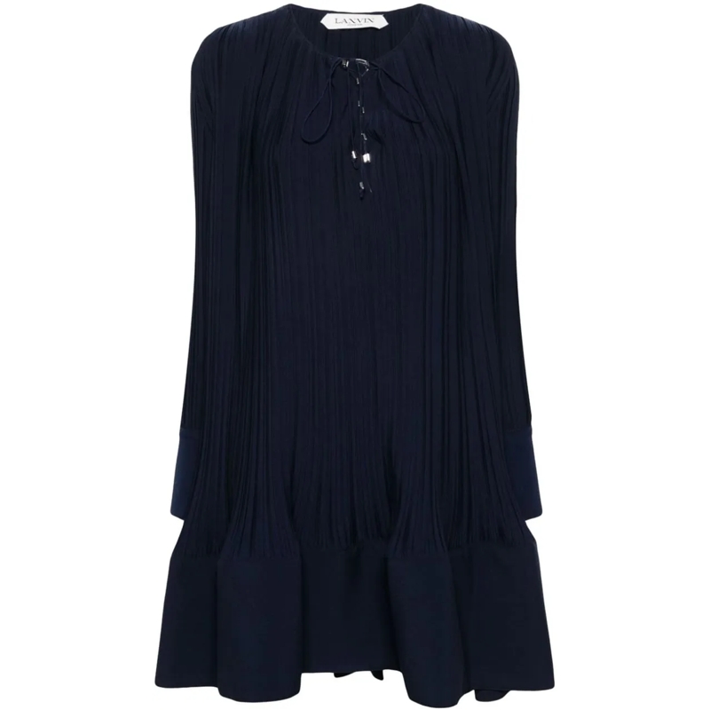 Lanvin Midikleid Dresses Japanese Ink blau