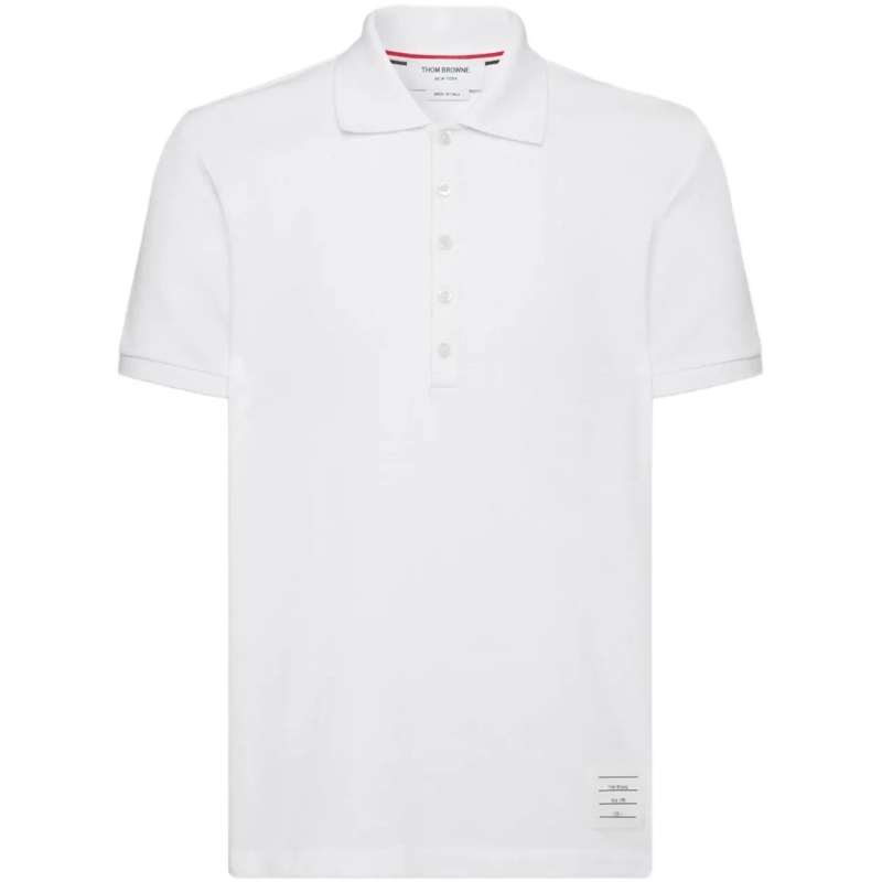 Thom Browne Polo T-Shirts And Polos White weiß