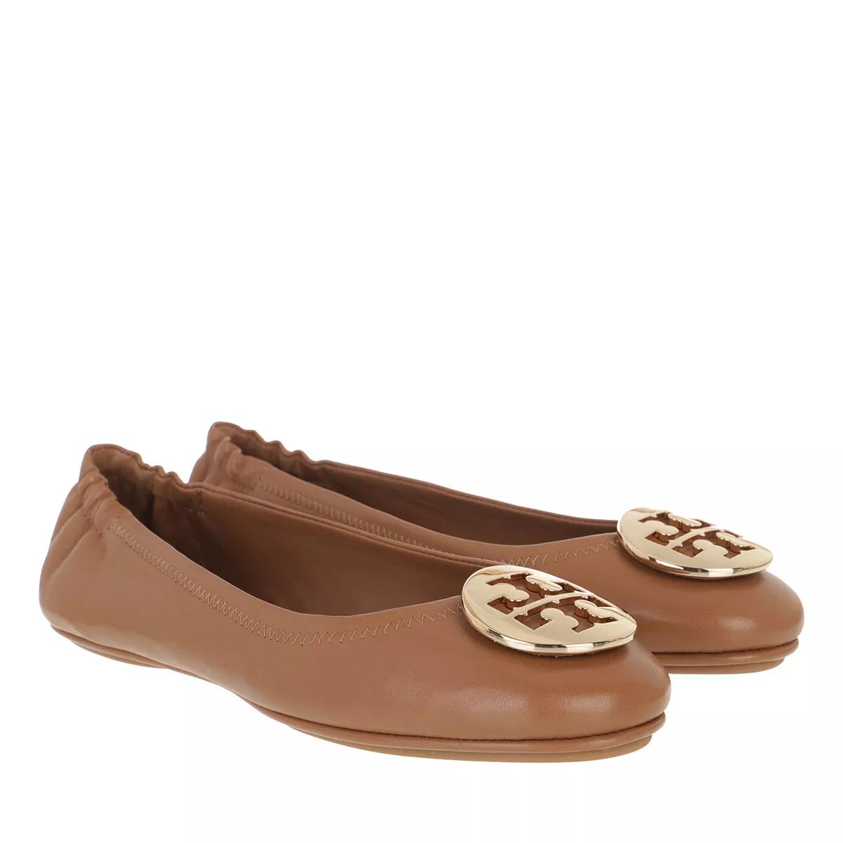 Tory burch best sale minnie royal tan