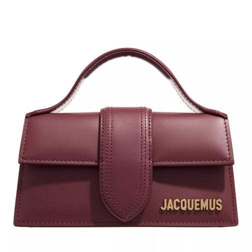 Jacquemus Le Bambino Small Flap Bag Dark Burgundy Minitasche