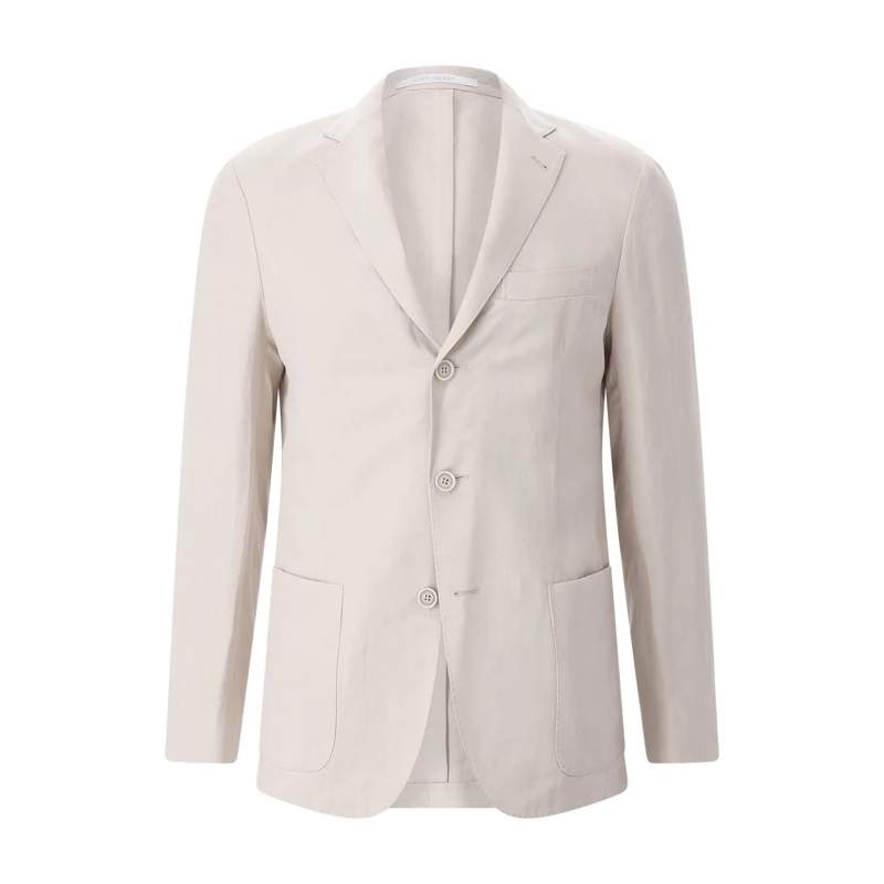 Eleventy Anzugjacke Anzugsakko aus Leinen-Mix beige(Image 6)