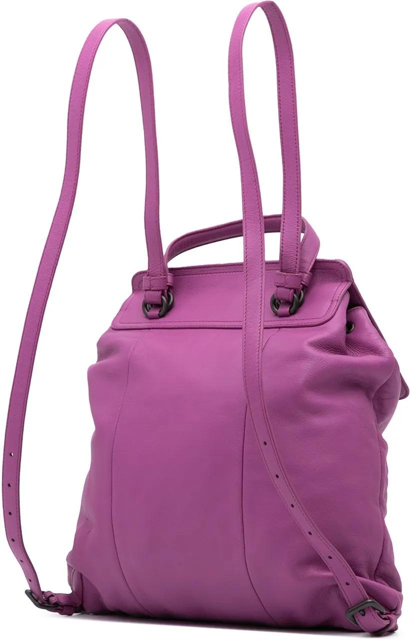 Thumbnail - Bottega Veneta Rucksäcke - 2012-2024 Nappa Intrecciato Backpack - Gr. unisize - in Orange - für Damen