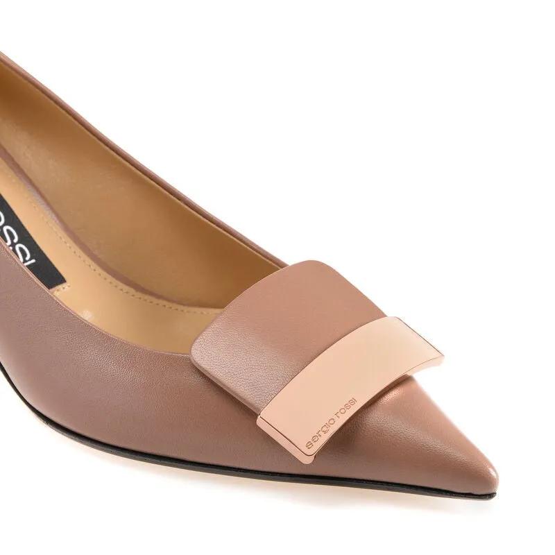 Thumbnail - sergio rossi Hohe Schuhe - Sr1 Pump 45 - Gr. 36,5 (EU) - in Braun - für Damen