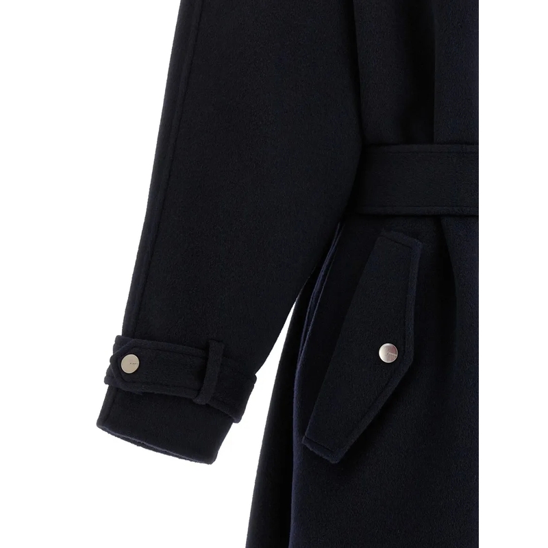 Pinko Wintermantel 'Cartoccio' Coat Black(Image 4)