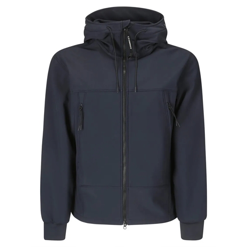 CP Company Parka Jassen Short Stretch Parka Jacket With Hood Blue