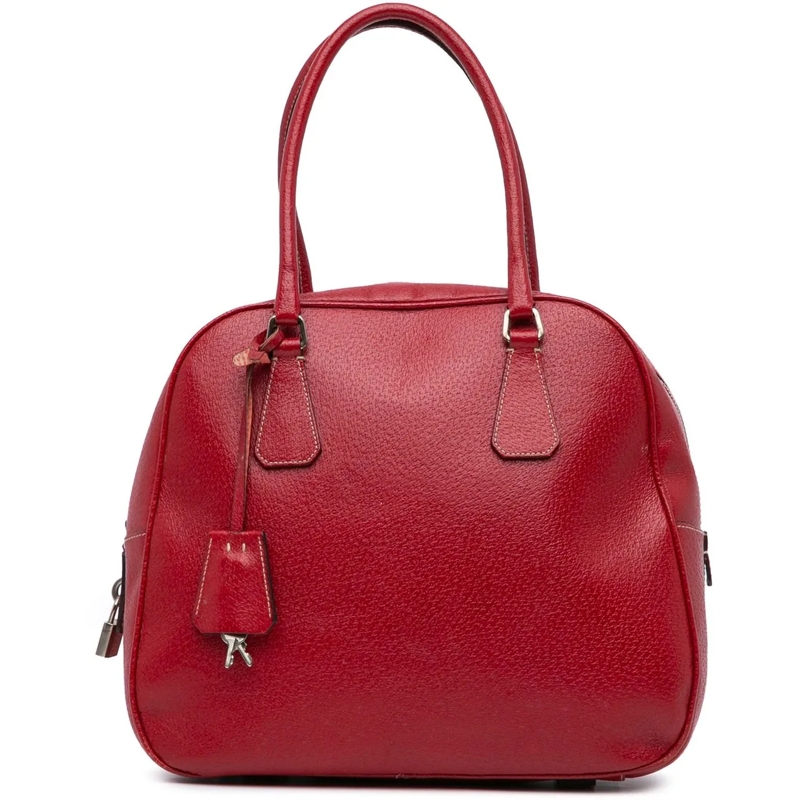 Prada Fourre-tout Cinghiale Bauletto Handbag rot
