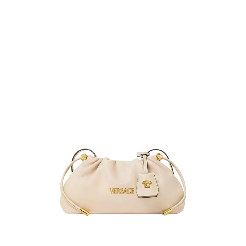 Versace Schultertasche Nappa Leather Mini Bag Neutrals