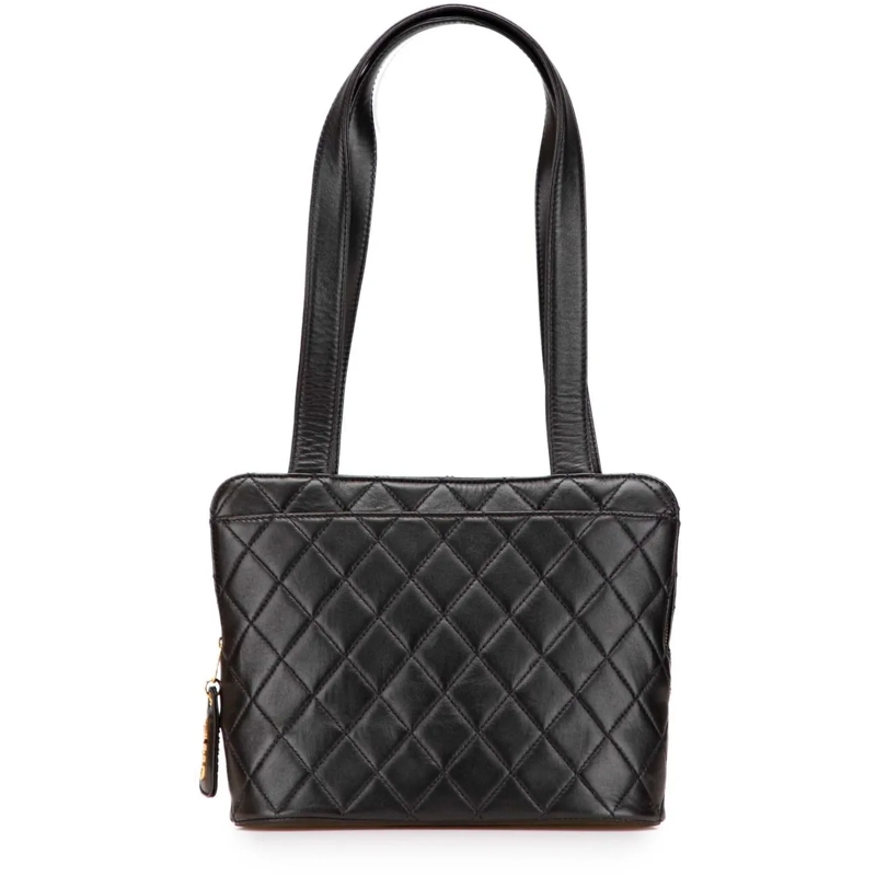 Chanel Sac à bandoulière Quilted Lambskin Shoulder Bag schwarz