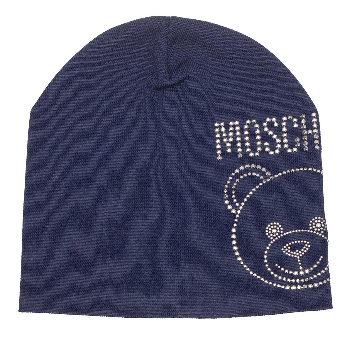 Moschino Mützen - Beanie - Gr. ONE - in Blau - für Damen