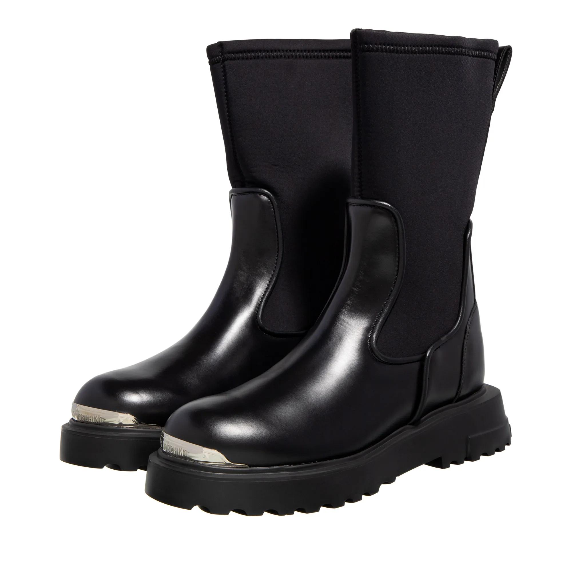 Love Moschino Boots & Stiefeletten - Square Love Stivaletto Donna - Gr. 35 (EU) - in Schwarz - für Damen