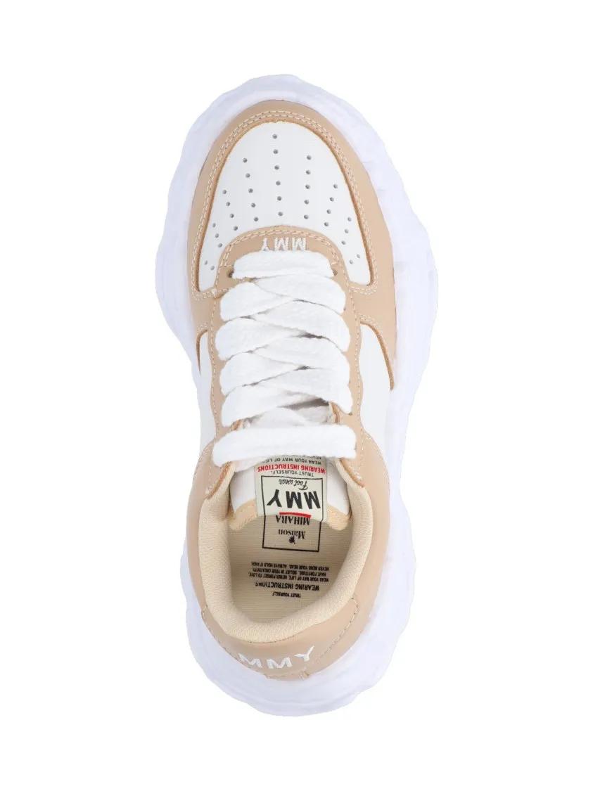 Thumbnail - Maison Mihara Yasuhiro Low-Top Sneaker - Low-Top Sneakers With Rounded Toe And Textured Sol - Gr. 39 (EU) - in Beige - f...