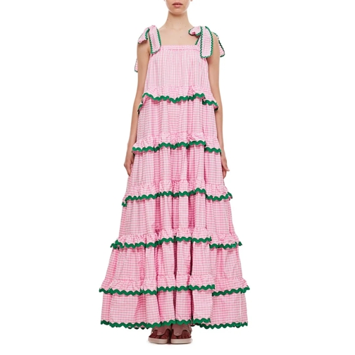 FLORA SARDALOS Maxikleider Skorpios Cotton Maxi Dress Pink