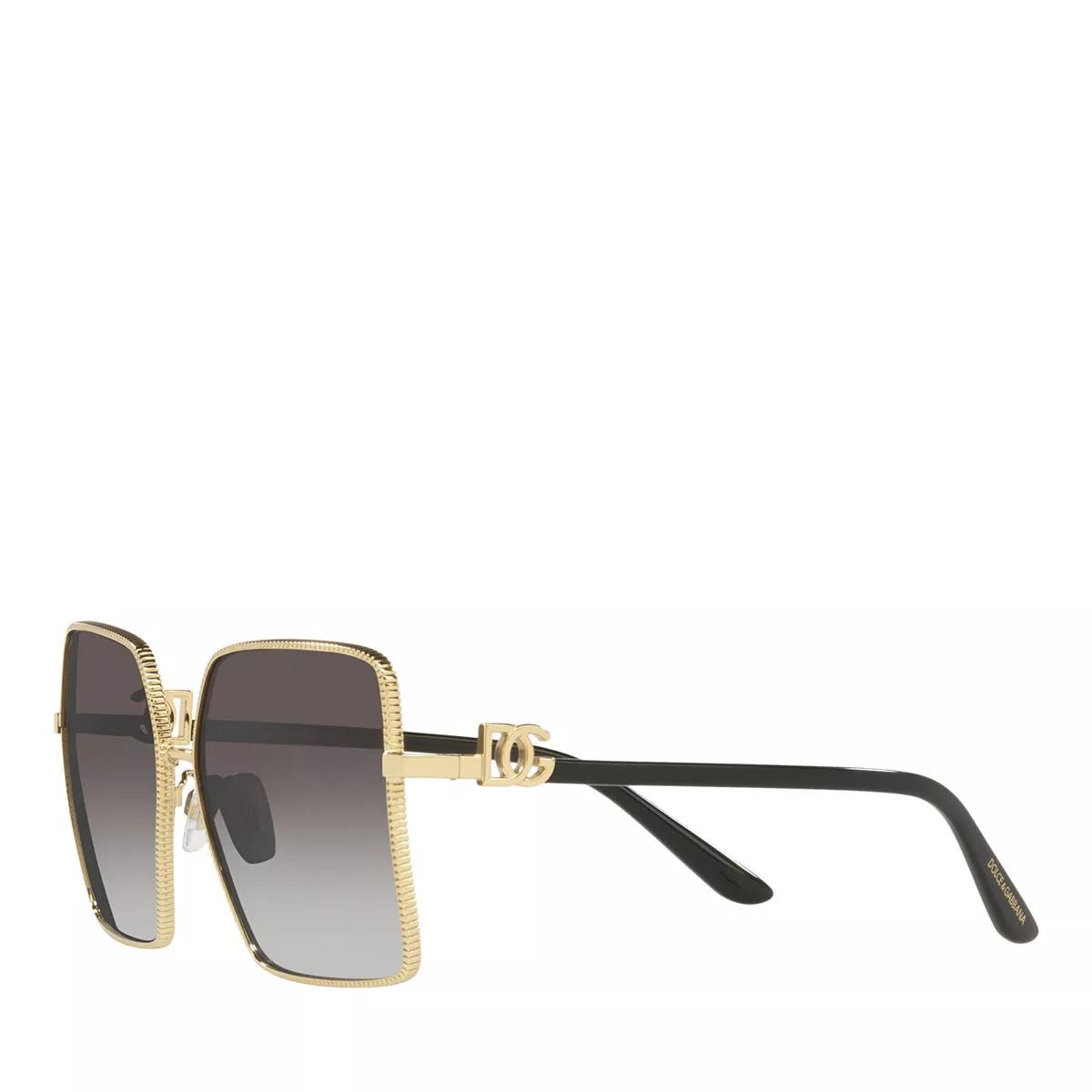 Gold dolce and gabbana hot sale sunglasses