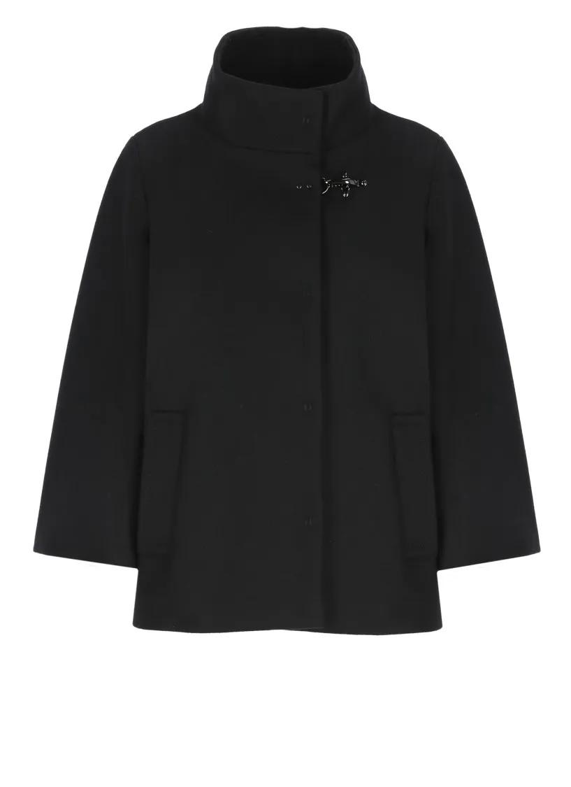 Fay - Wool Coat - Größe S - schwarz