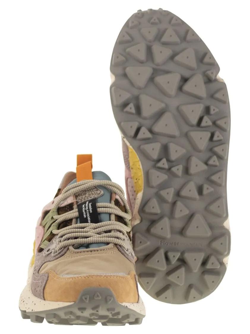 Thumbnail - Flower Mountain Low-Top Sneaker - Yamano 3 - Sneakers In Suede And Technical Fabric - Gr. 40 (EU) - in Braun - für Damen