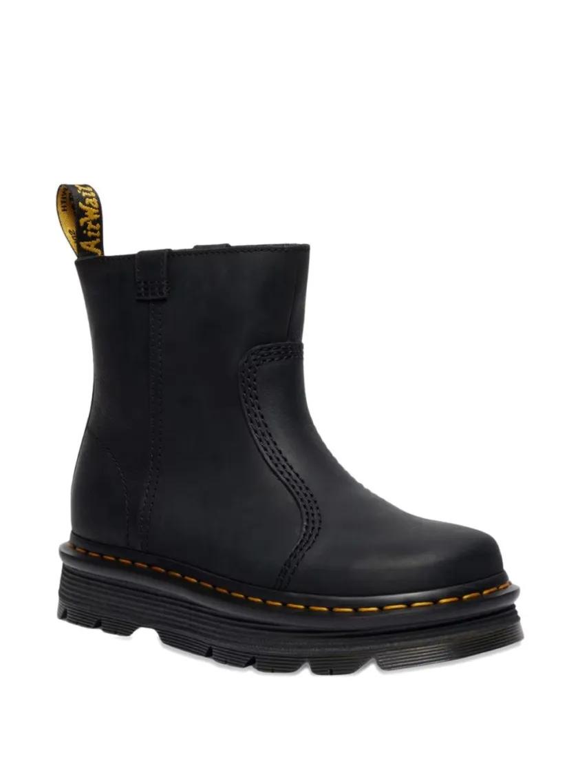 Thumbnail - Dr. Martens Stiefel - Black Leather Ankle Boots - Gr. 39 (EU) - in Schwarz - für Damen