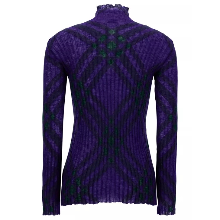 Burberry cheap sweater purple