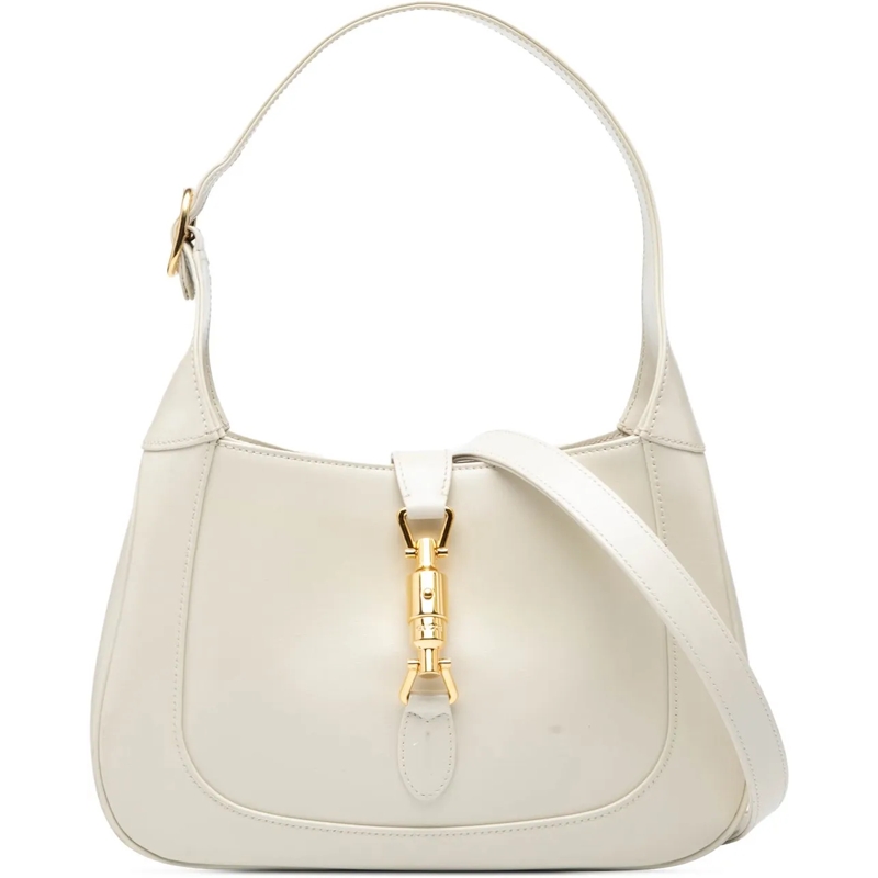 Gucci Schultertasche Small Calfskin Jackie 1961 Crossbody weiß