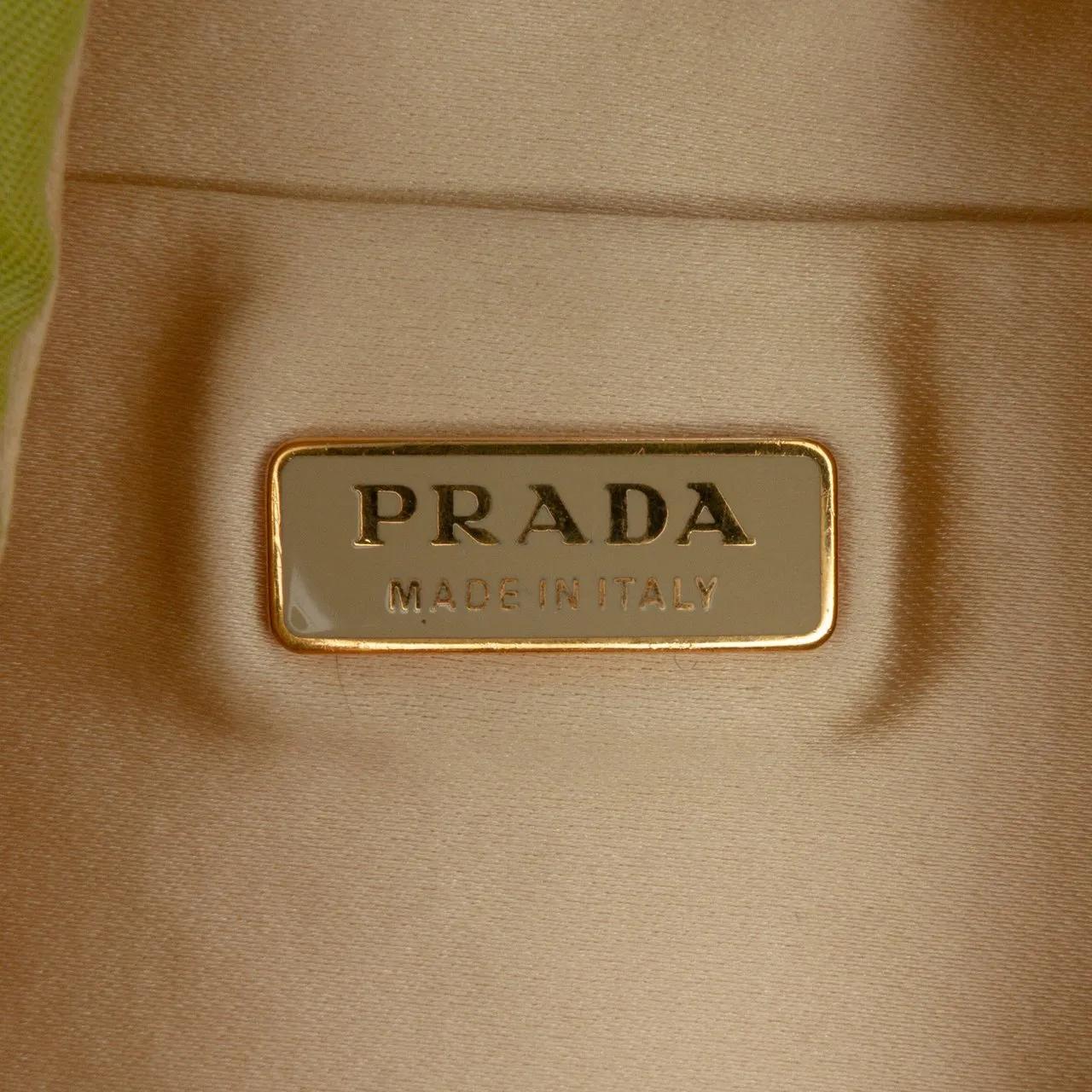 Thumbnail - Prada Hobo Bags - Tessuto Chain Shoulder Bag - Gr. unisize - in Grün - für Damen