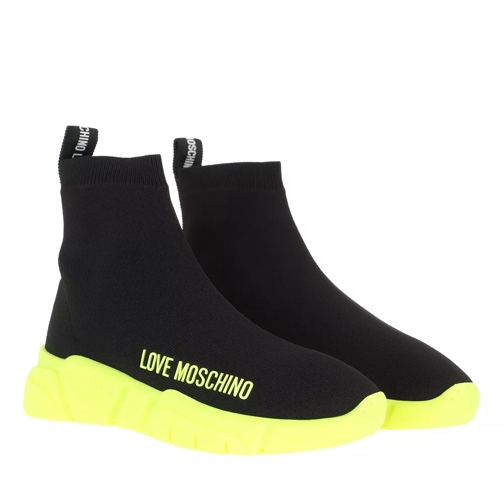 Love Moschino Sneakerd Gomma35 Calza /Giallo Nero Giallo sneaker haut de gamme