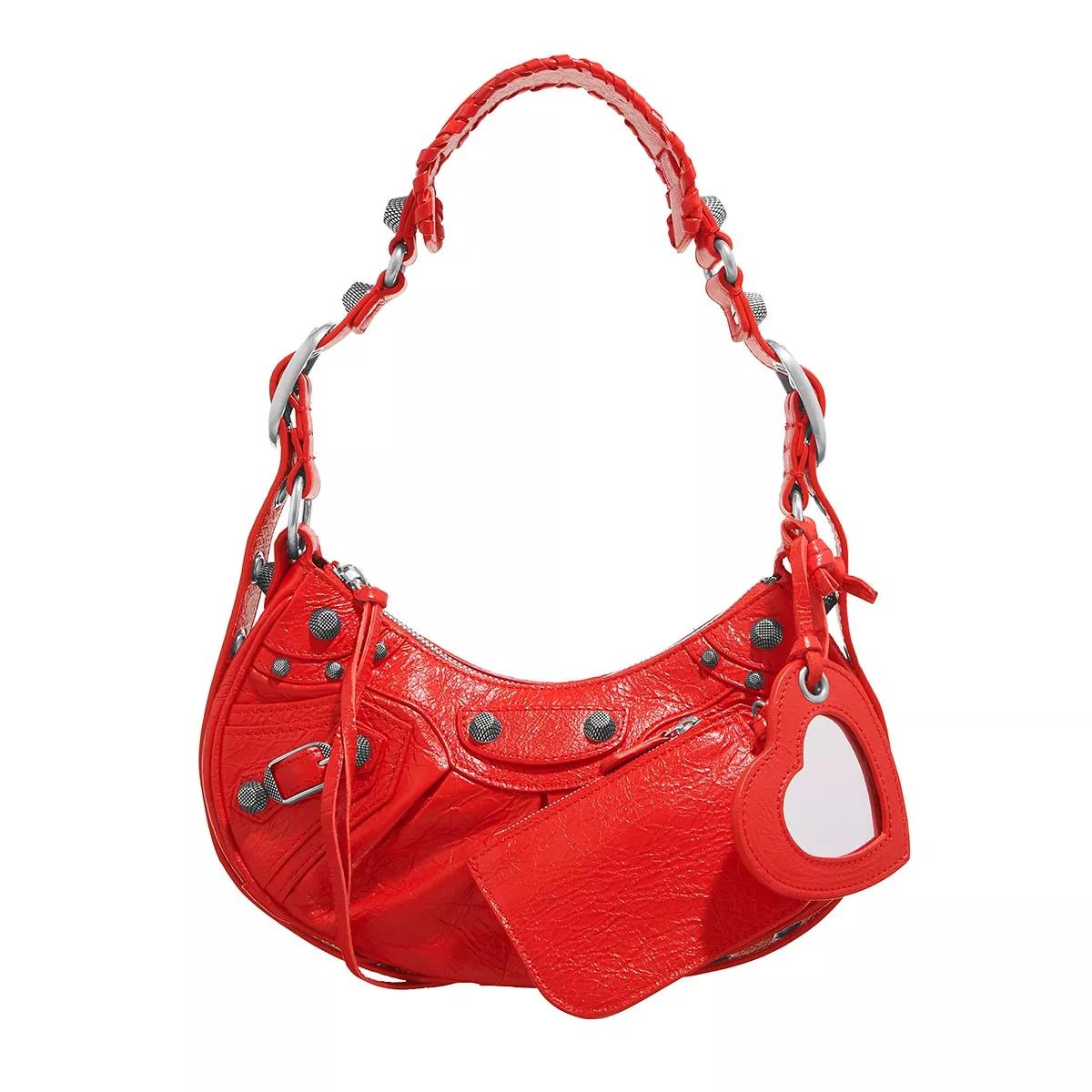 balenciaga red mini bag