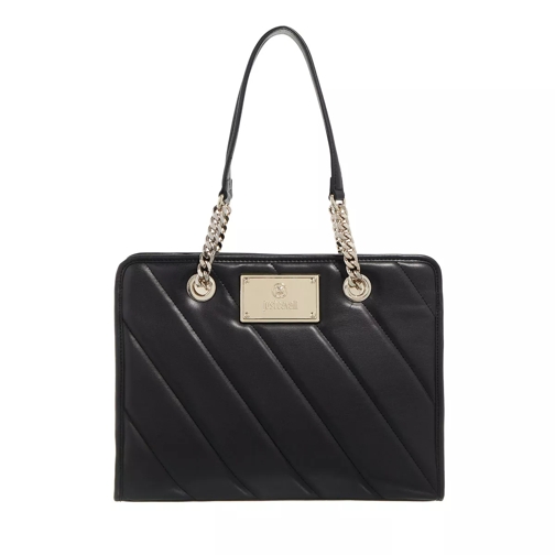 Just Cavalli Range Q New Quilted Sketch 5 Bags Black Rymlig shoppingväska