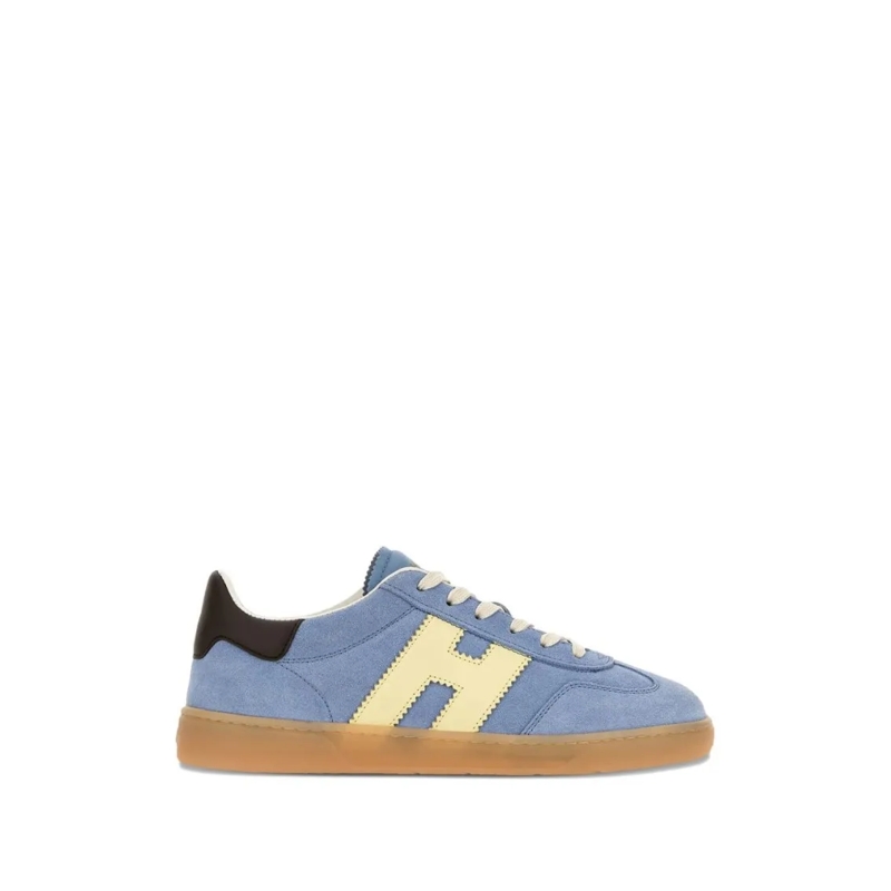 Hogan Lage-top sneaker Clear Blue Leather Hogan Sneakers With Contrasting Blue