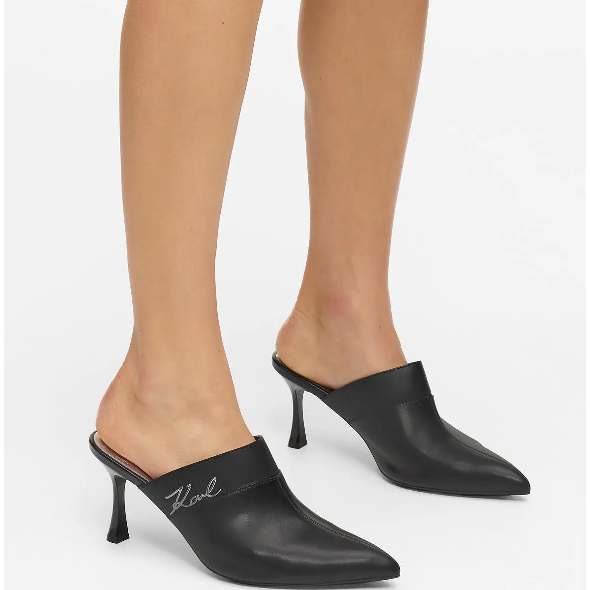 Thumbnail - Karl Lagerfeld Hohe Schuhe - Sienna Mules mit Absatz - Gr. 39 (EU) - in Schwarz - für Damen