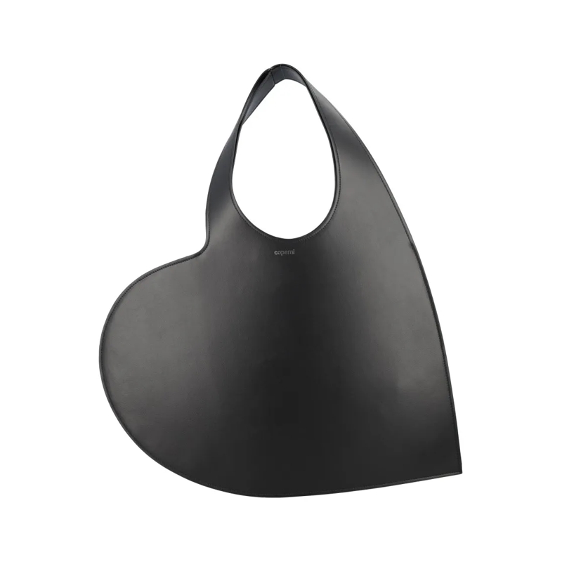 Coperni Schultertasche Heart Tote Bag Black