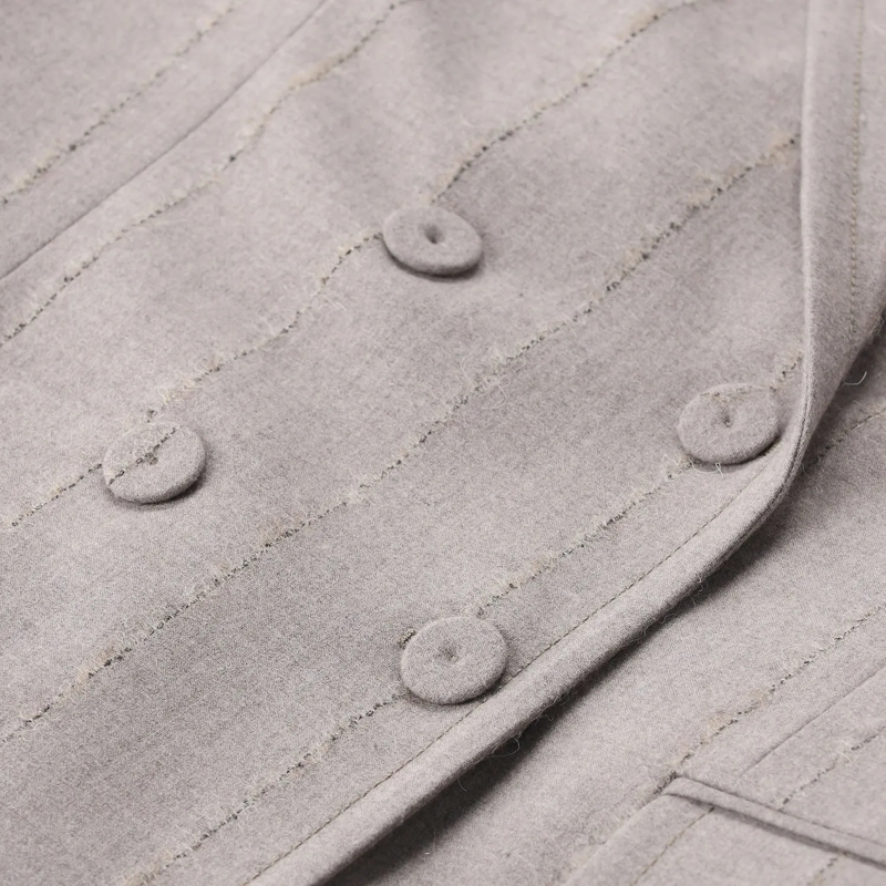 Fabiana Filippi Blazer Blazer aus Merinowolle grau(Image 5)