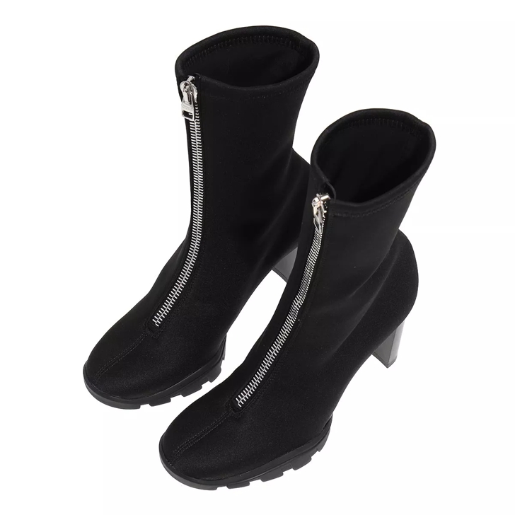 Alexander McQueen Neoprene Boots Black Ankle Boot