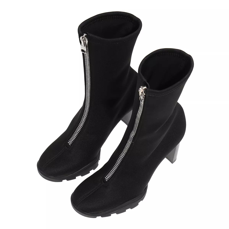 Alexander McQueen Stiefeletten Neoprene Boots Black(Image 4)