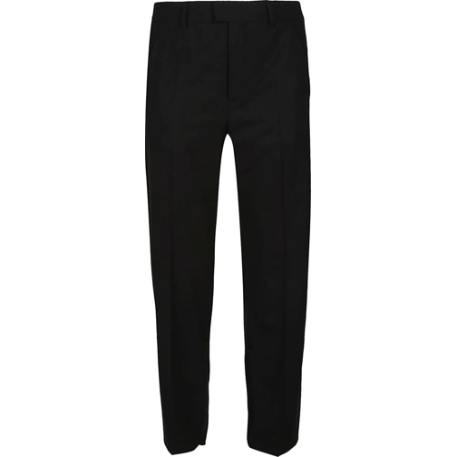 Off-White Freizeithosen Embroidered Slim Zip Pant Black schwarz