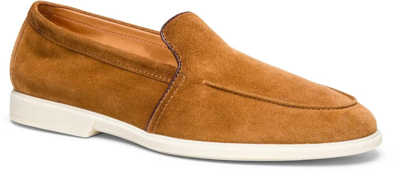 Thumbnail - Santoni Loafer - Men?s suede loafer - Gr. UK_5 - in Weiß - für Damen