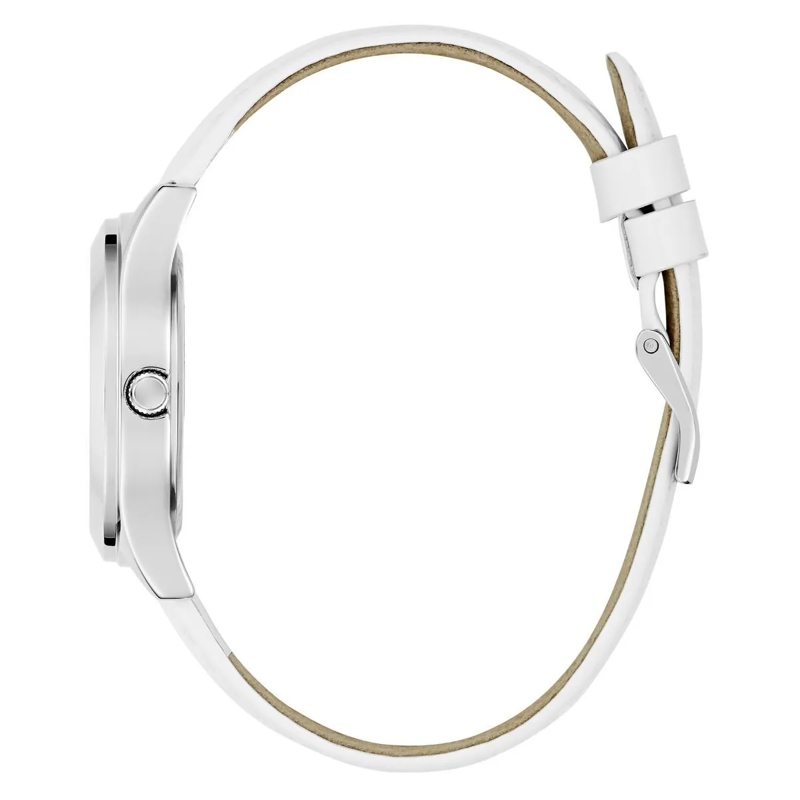 Guess Quarzuhr Quarz-Analoguhr Glitz Plaque weiss(Image 2)